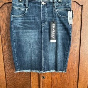 Liverpool Gia Glider Denim Skirt